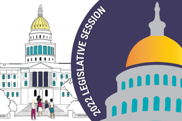 2022 Legislative Session with Denver State Capitol graphic