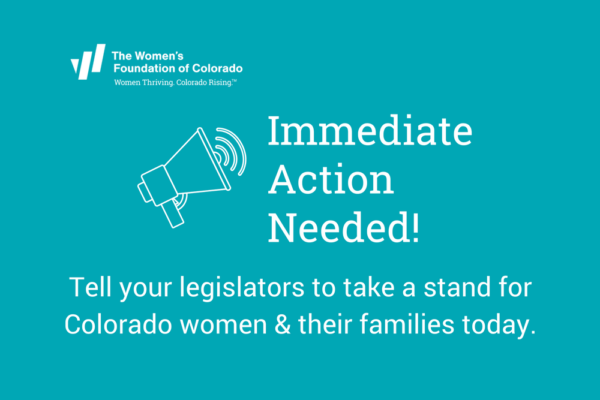 Immediate Action Needed! Take Action for Equal Pay, Child Care Tax Credit!