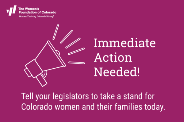 Immediate Action Needed! Take Action for Equal Pay, Child Care Tax Credit!