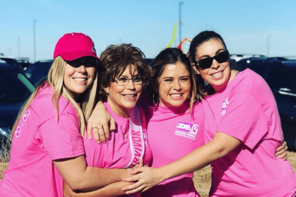 Krissy with her mom and sisters Colorado Gives Day