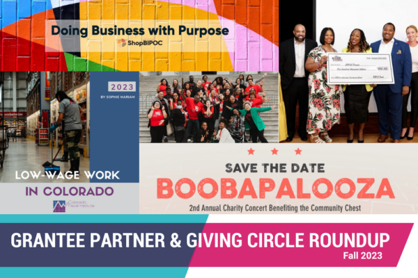 2023 Fall Grantee Partner and Giving Circle Roundup with collage of Grantee/Giving Circle photos
