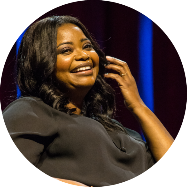 Octavia Spencer laughs onstage at 2017 Annual Luncheon